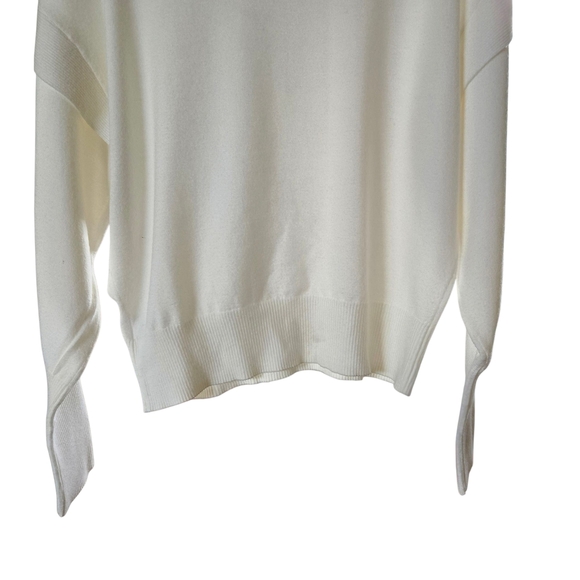 Express Cream Crew Neck Sweater - Picture 12 of 15